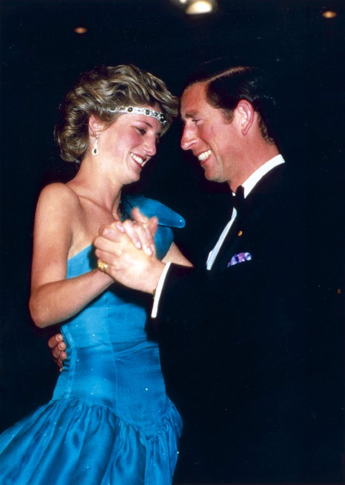  Prince Charles and Princess Diana dancing in Melbourne in October 1985