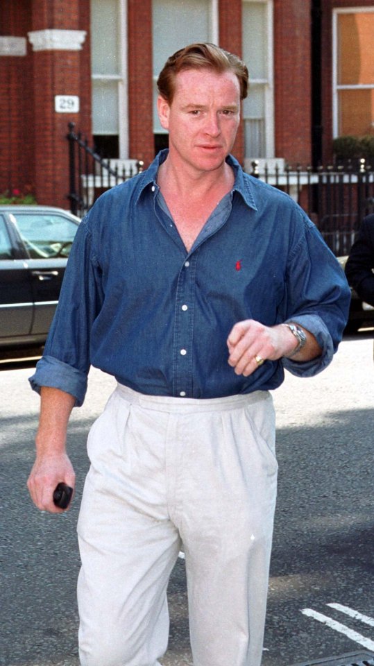  James Hewitt outside his Chelsea home in 1999