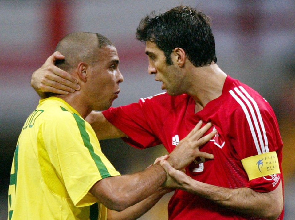  Sukur was instrumental in the national side's best ever showing at an international competition, the 2002 World Cup (pictured)