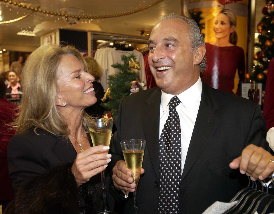  Sir Philip Green with wife Lady Tina