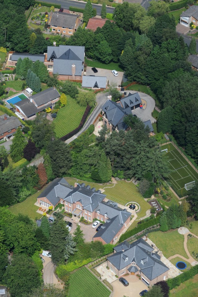  An elaborate security system at the sprawling estate kicked in after the attempted raid