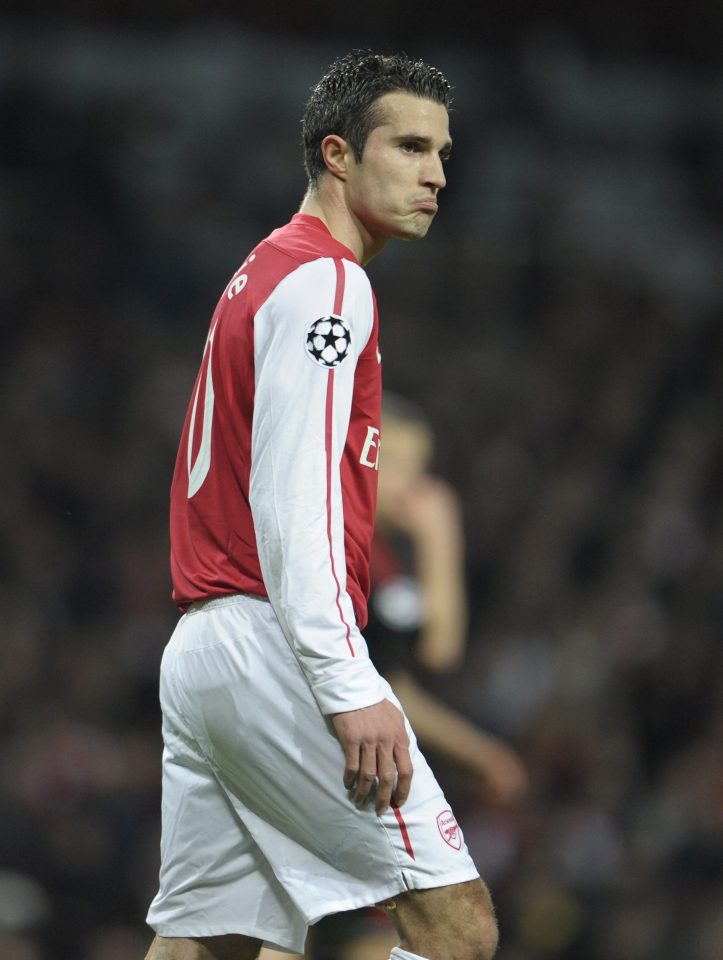 Robin Van Persie was unsuccessful with his strange treatment for an ankle injury at his time with Arsenal when he flew to Serbia 