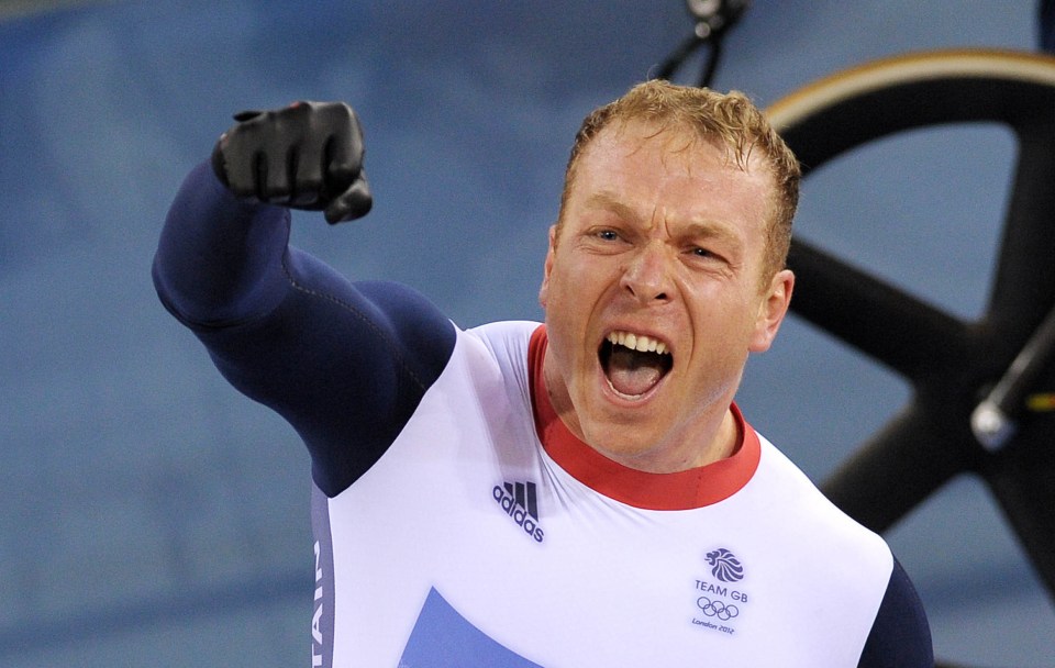  Sir Chris Hoy won two golds at London 2012