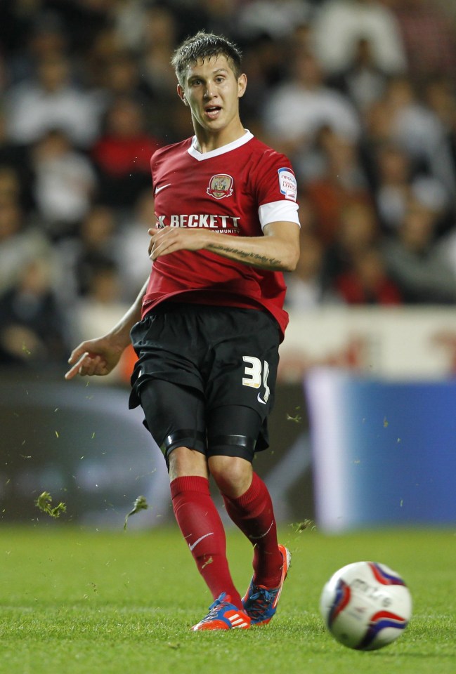  John Stones at Barnsley