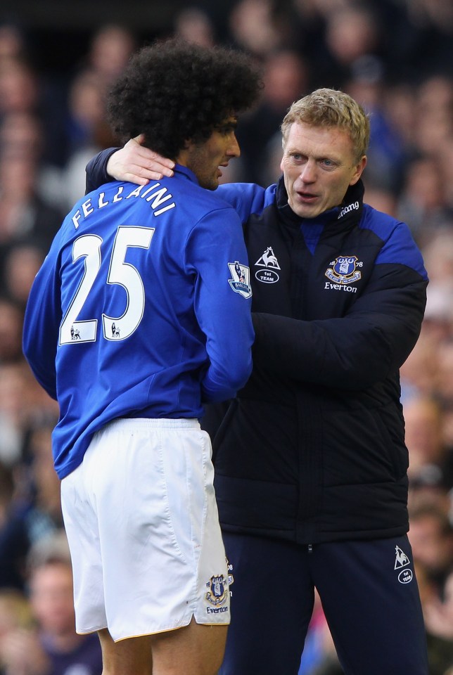 David Moyes and Marouane Fellaini have already been together twice