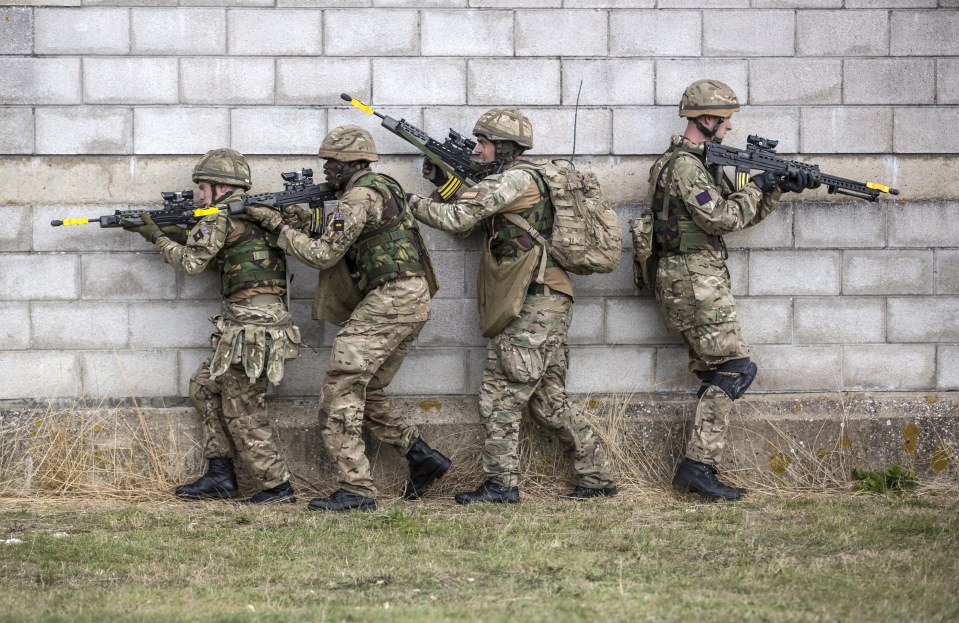  Forces heroes . . . part-time regiments are dangerously short of volunteers