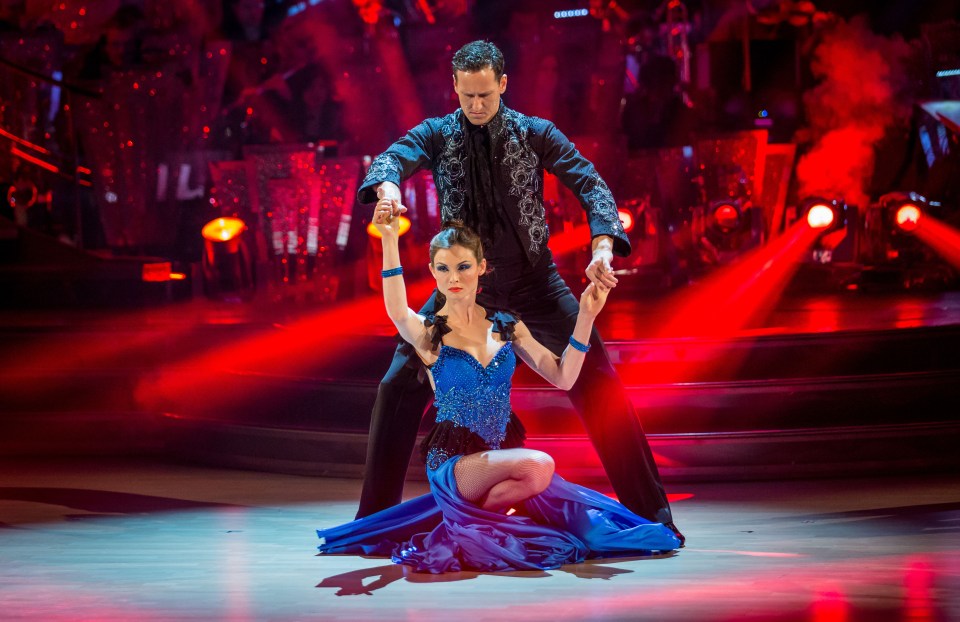 Brendan dancing with partner Sophie Ellis-Bextor in 2013 