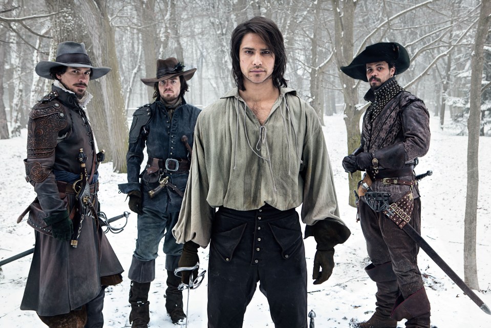  Luke is currently starring in the BBC's The Musketeers