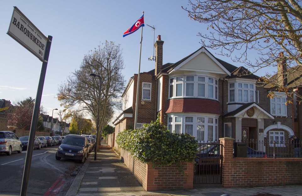  A top diplomat working in the North Korean embassy has defected with his family