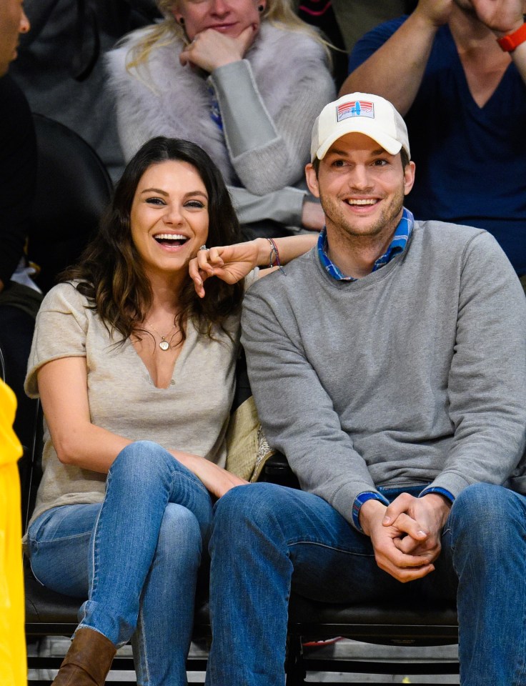 Celebrities At The Los Angeles Lakers Game