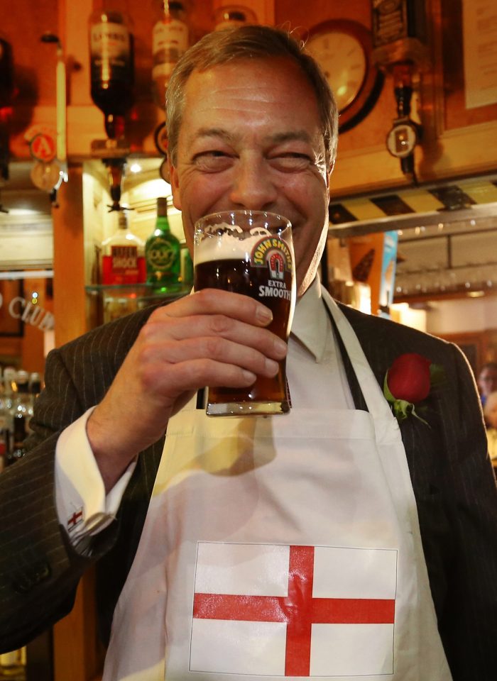  Farage's carefully crafted "everyman" image ran counter to the stuffiness of mainstream politicians