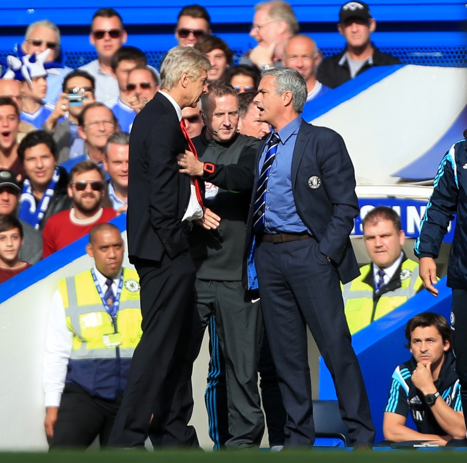  Mourinho and Arsene Wenger have history of war-of-words