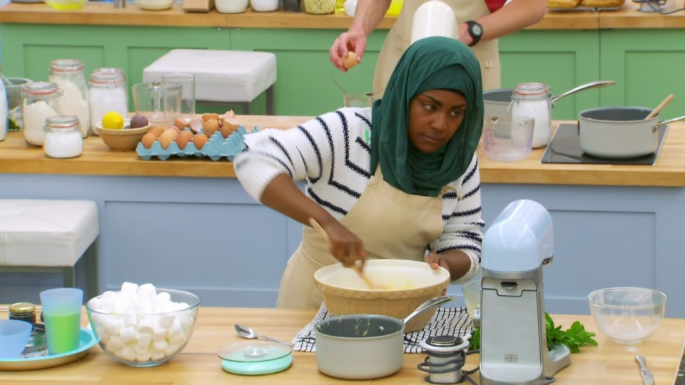  Big hitter ... more than 15million tuning in last October to see Nadiya Hussain beat Ian Cumming and Tamal Ray in last year's final