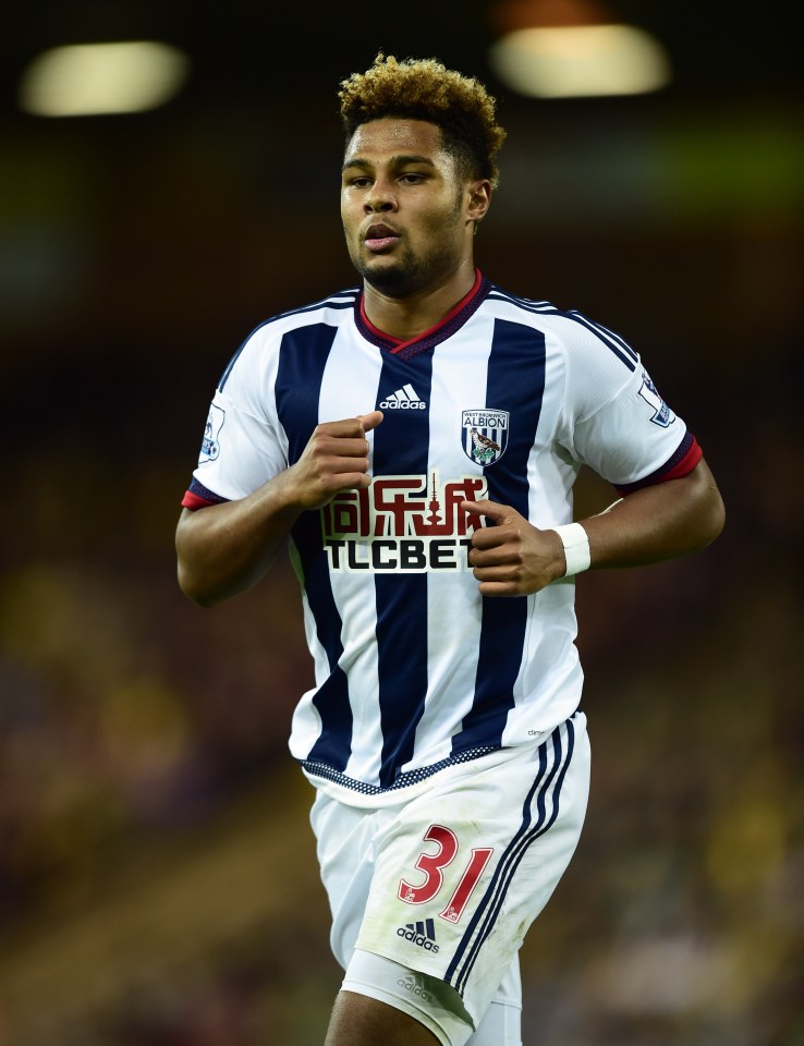 Serge Gnabry made just one appearance during his loan spell at West Brom last season