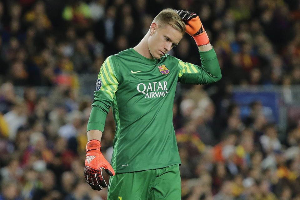  Barcelona keeper Marc-Andre ter Stegen has been linked with City