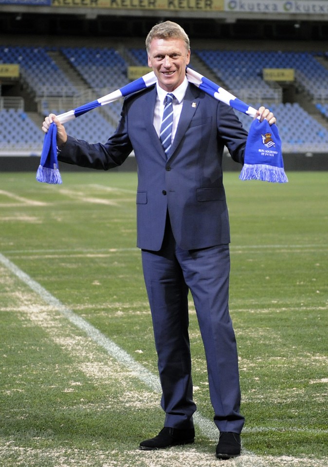  David Moyes was appointed Real Sociedad boss in November 2014