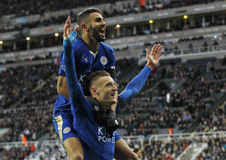  Riyad Mahrez and Jamie Vardy were both huge point earners in the last Dream Team fantasy football