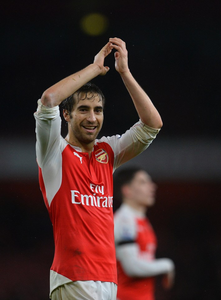  Flamini played 24 times in his final season at Arsenal