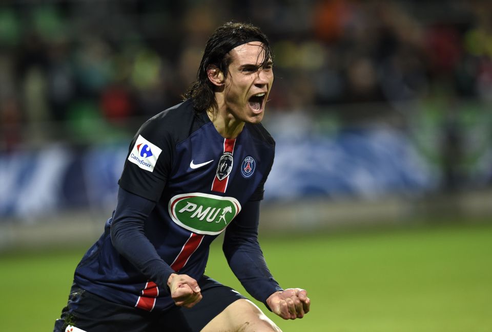 Paris Saint-Germain's Uruguayan forward