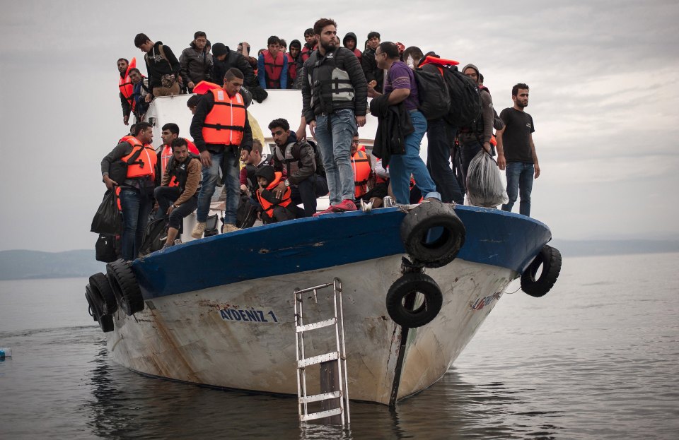  Millions of migrants from Syria and Iraq have arrived in western Europe in the last year