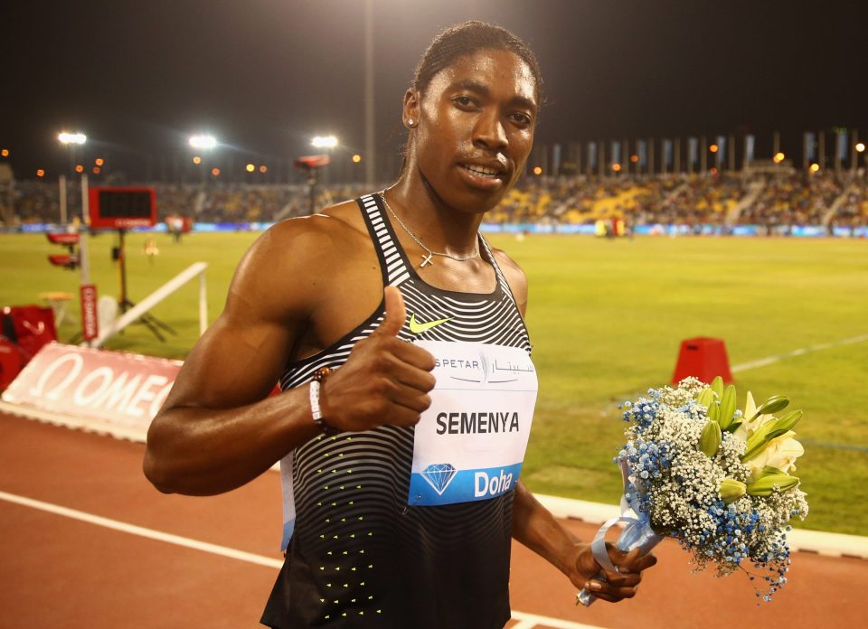  Semenya has high testosterone levels