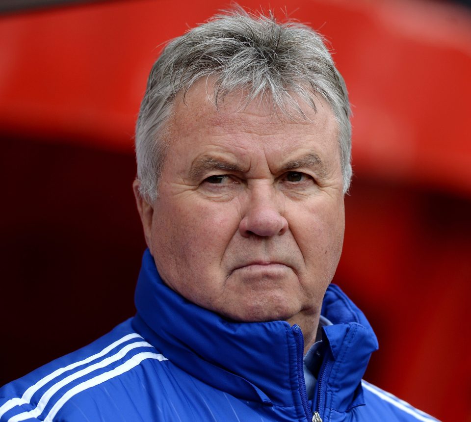  Guus Hiddink took over from Jose Mourinho as caretaker manager last season