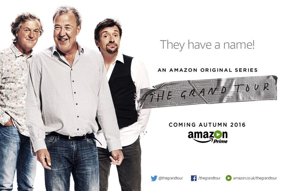  Former Top Gear hosts James, Richard Hammond and Jeremy Clarkson are joining forces once again for the new show due to launch later this year