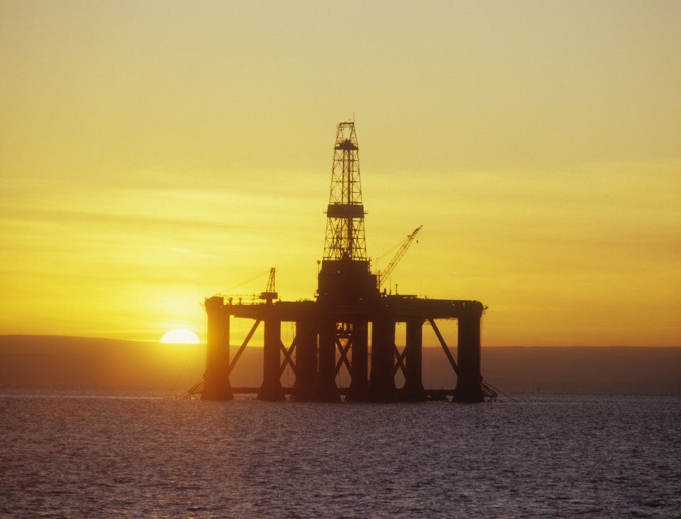  North Sea oil revenues were down 97 per cent from the year before, leaving Scotland with a 9.5 percent deficit