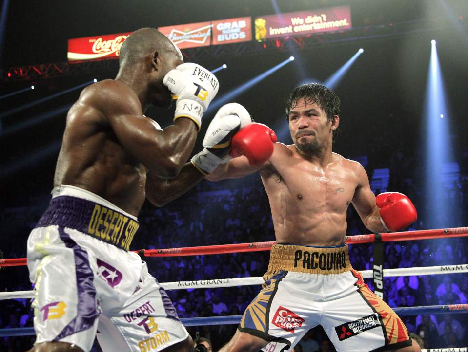  The Filipino beat Timothy Bradley in his last contest in April