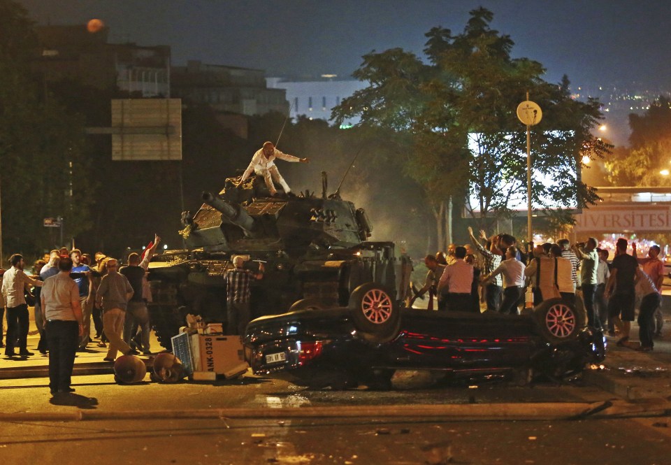  The Turkey coup meant that US aircraft were unable to fly into the airbase