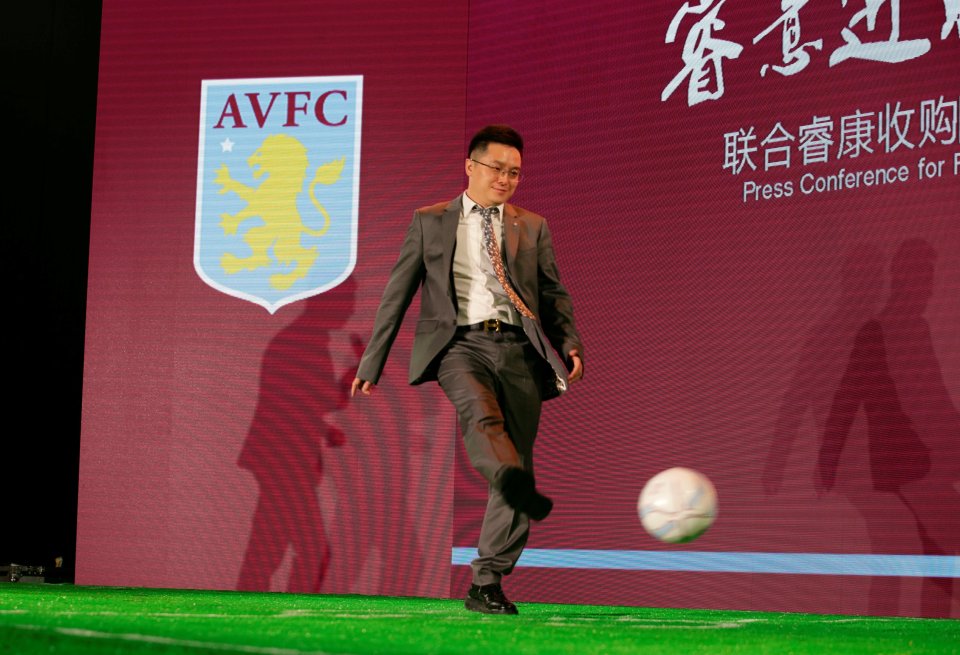  Villa's new Chinese owner Dr Tony Xia has made the bizarre claim on Twitter this afternoon