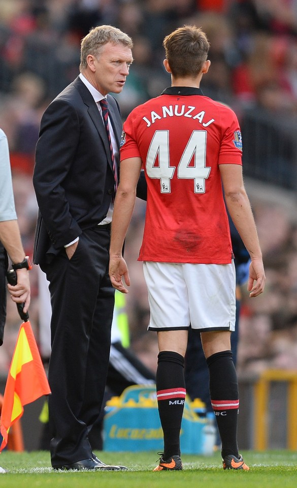 David Moyes gave Adnan Januzaj his first shot in a Manchester United shirt