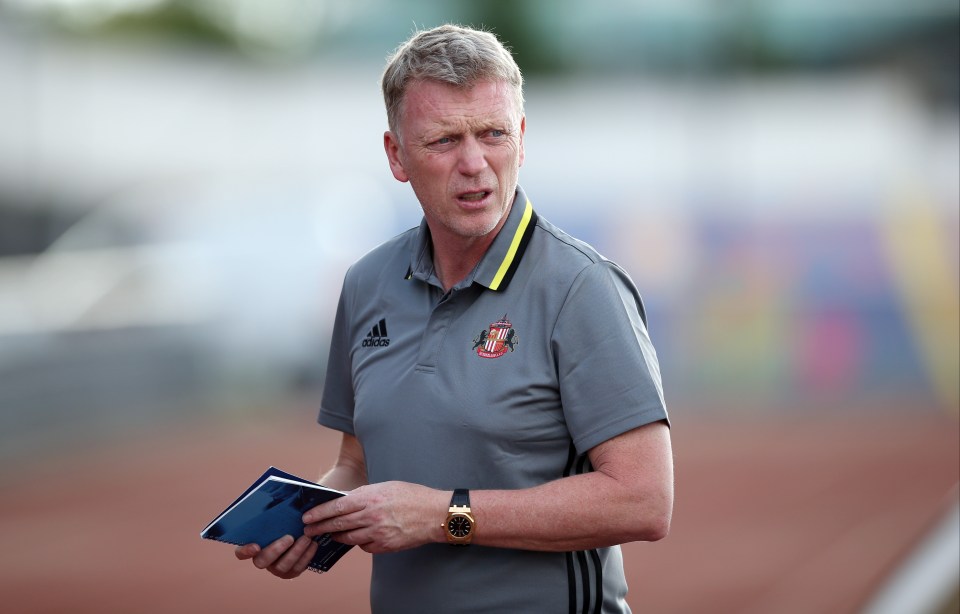  David Moyes oversaw Sunderlands 3-2 win over Dijon last month