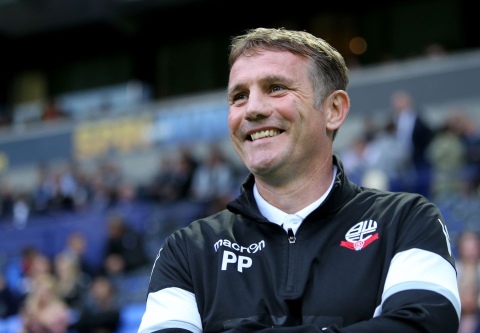  Phil Parkinson is hoping for a revival of fortunes after taking over this summer