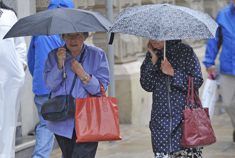  Time to pack both the suncream and a brolly again as the UK's brief affair with dry weather is set to end