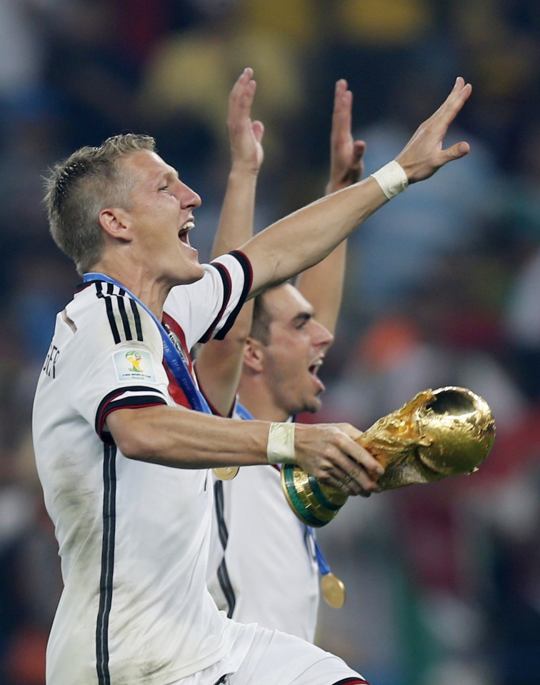  Bastian Schweinsteiger and Philipp Lahm both won the World Cup with Germany