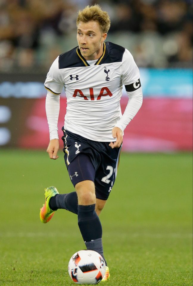  Christian Eriksen is a real live wire with the ball at his feet