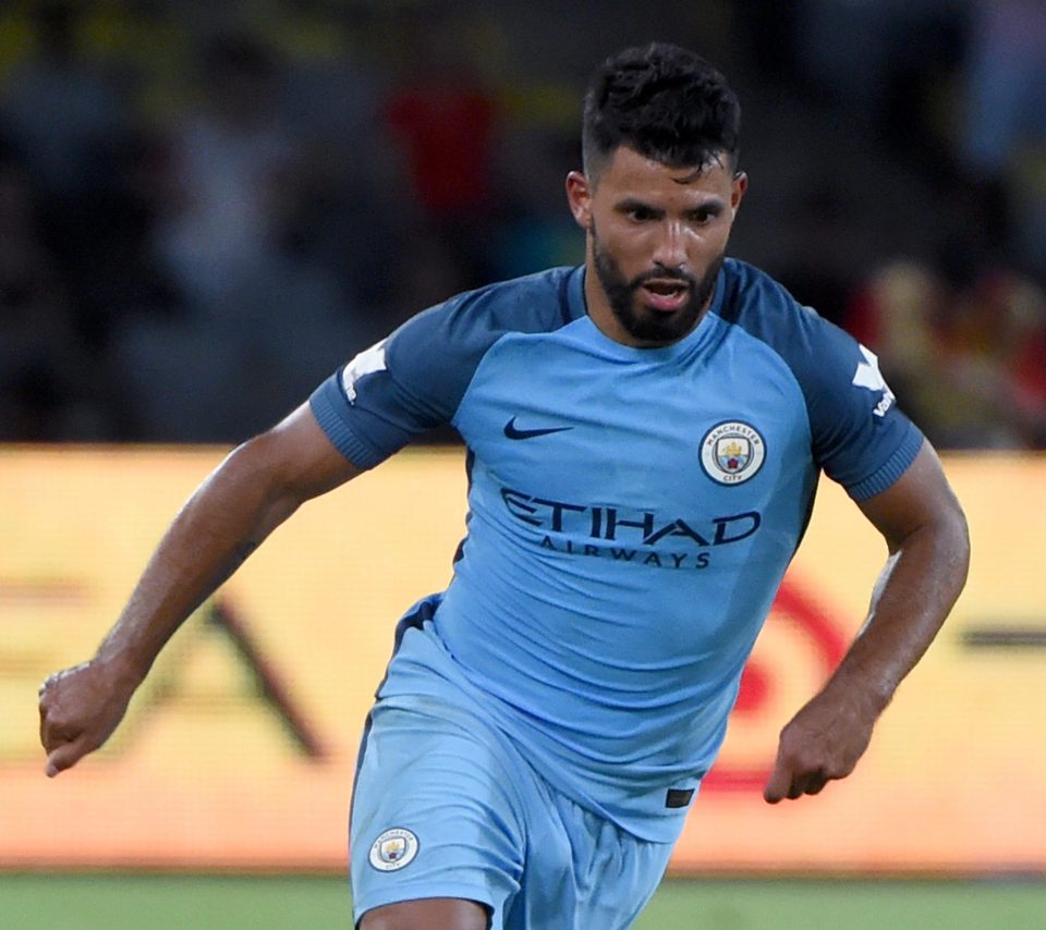  Manchester City's Sergio Aguero could be yours for £8m