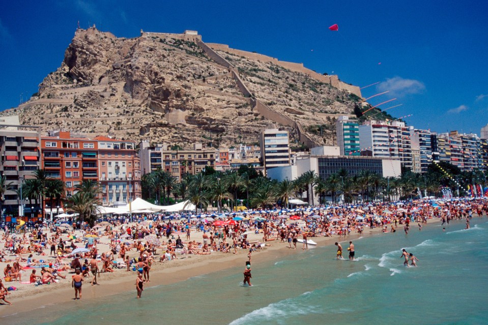  The Spanish resort is a popular holiday destination