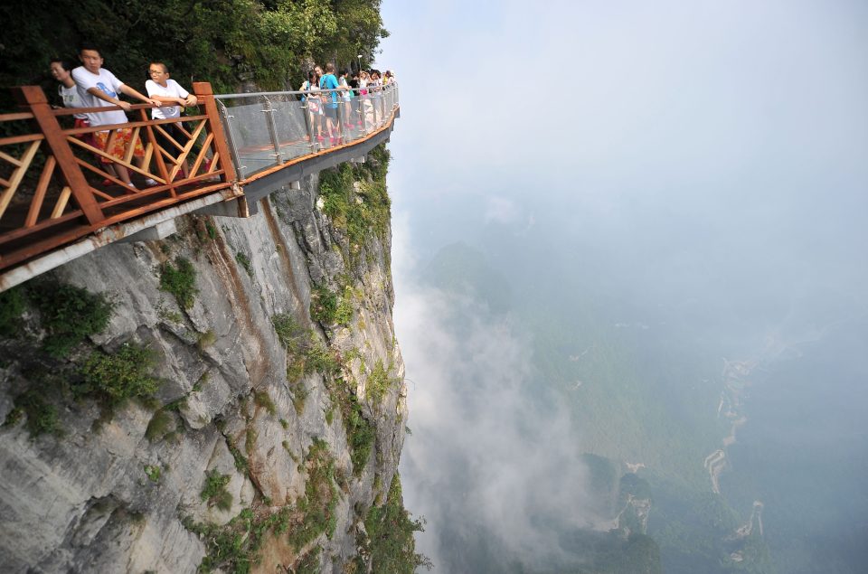  Previously made out of wood, it is now has reinforced glass for a powerful view