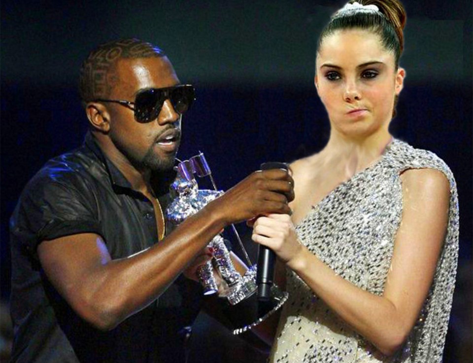  Kanye hogging the mike? Nope, not impressed