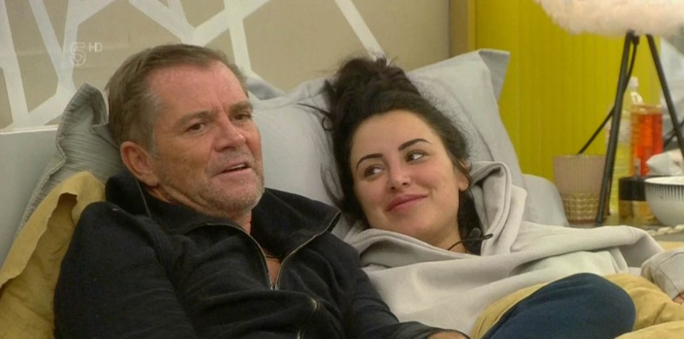  Geordie Shores’ Marnie Simpson and celebrity bankrupt Grant Bovey have been flirting on CBB