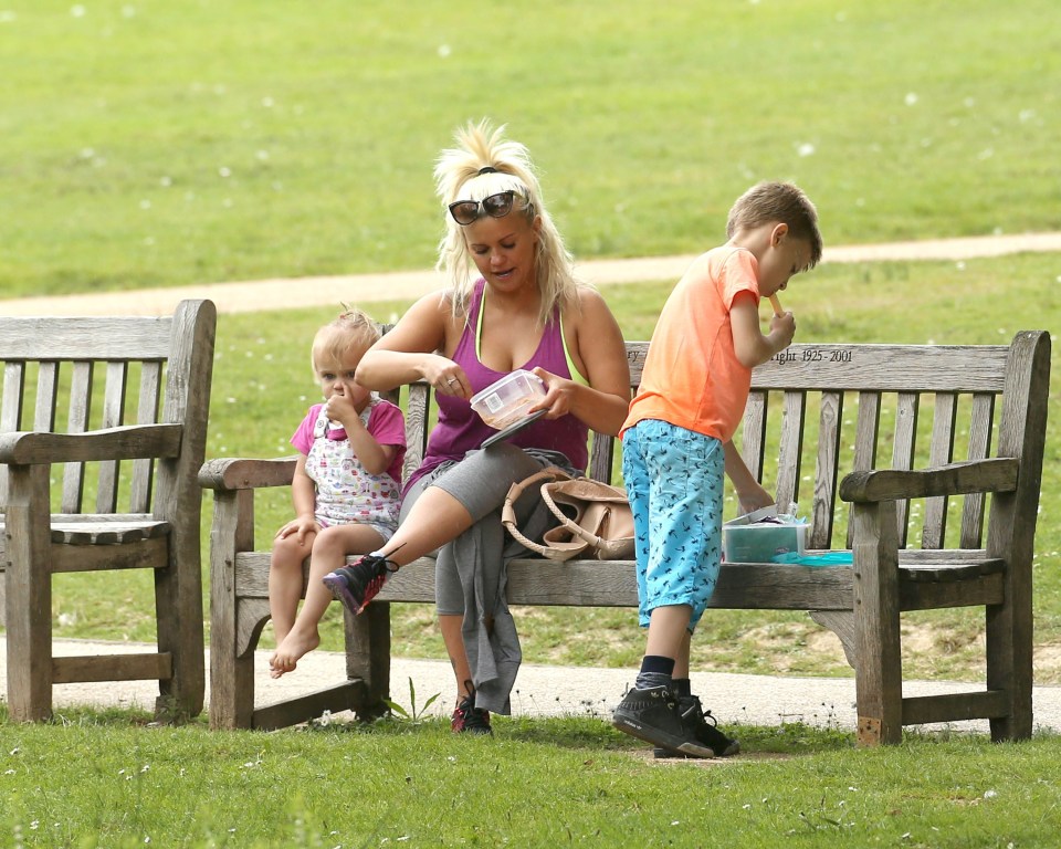 The family enjoyed a picnic after their exploits on the water 