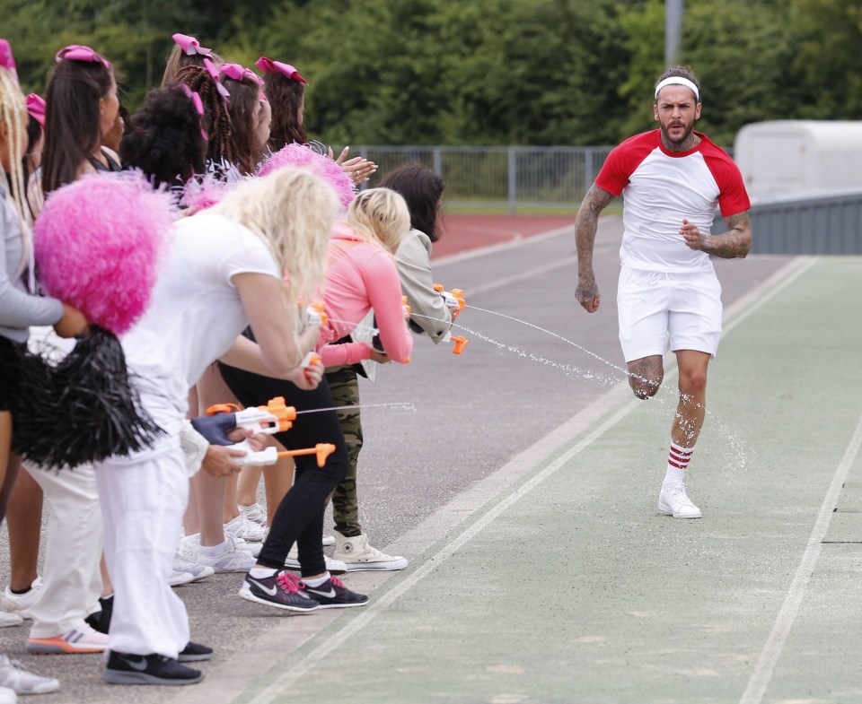  Pete was took the long jump very seriously