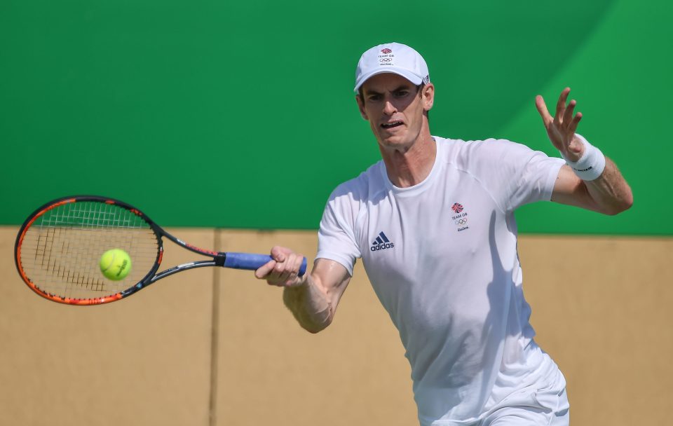  Andy Murray will be gunning for gold in Brazil