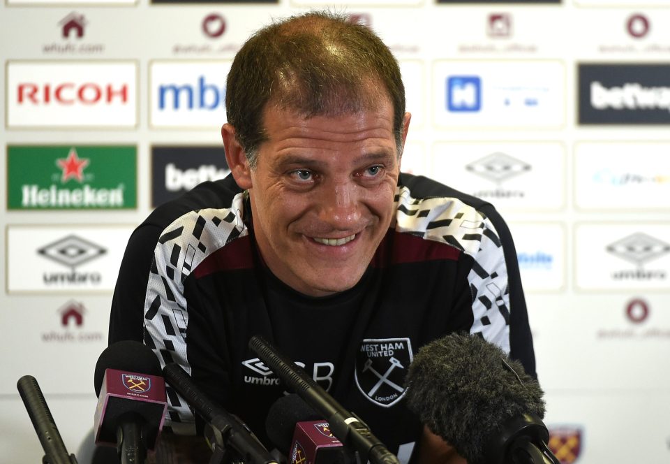  Slaven Bilic is eyeing Europa League glory with West Ham this season