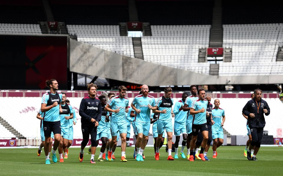  The Hammers play their first match at their new stadium on Thursday