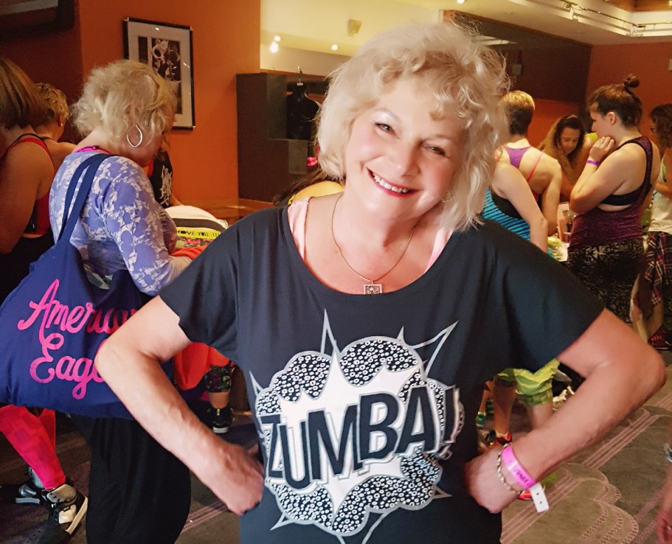  Janice started doing Zumba once she'd recovered