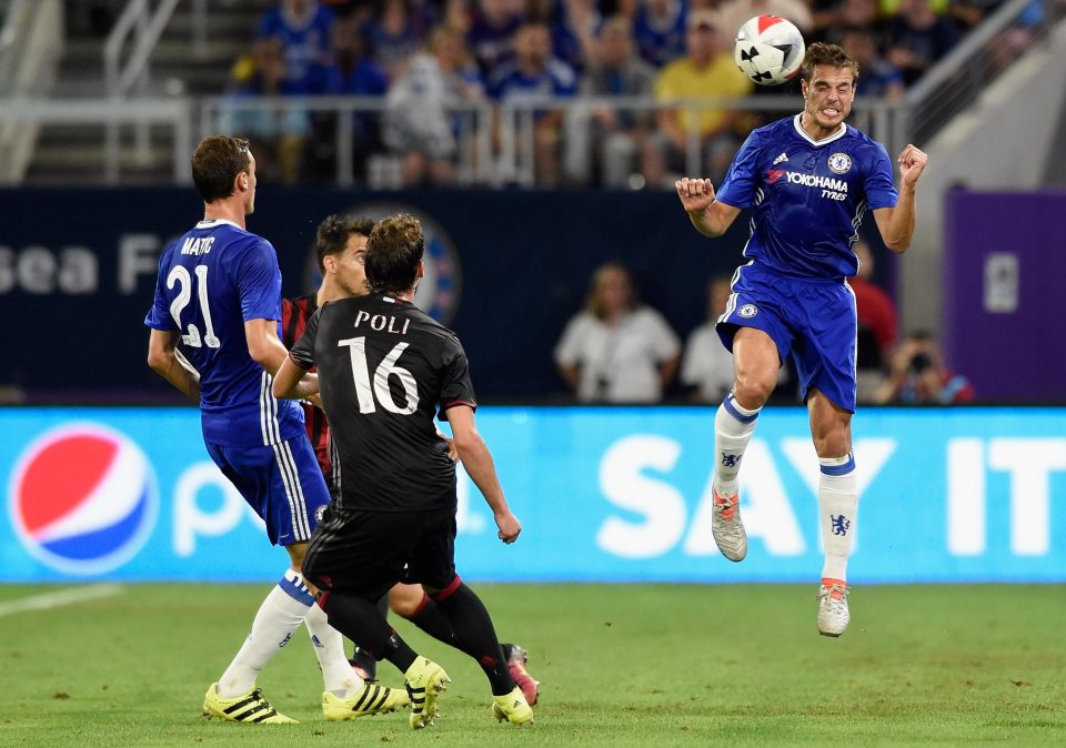  Cesar Azpilicueta in action at the US Bank Stadium in Minnesota