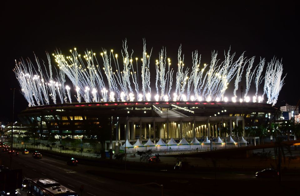  The Maracana Stadium will play host to tonight's grand event